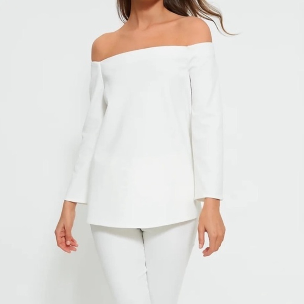 Tuckernuck Miranda Off The Shoulder Top. White. Large
